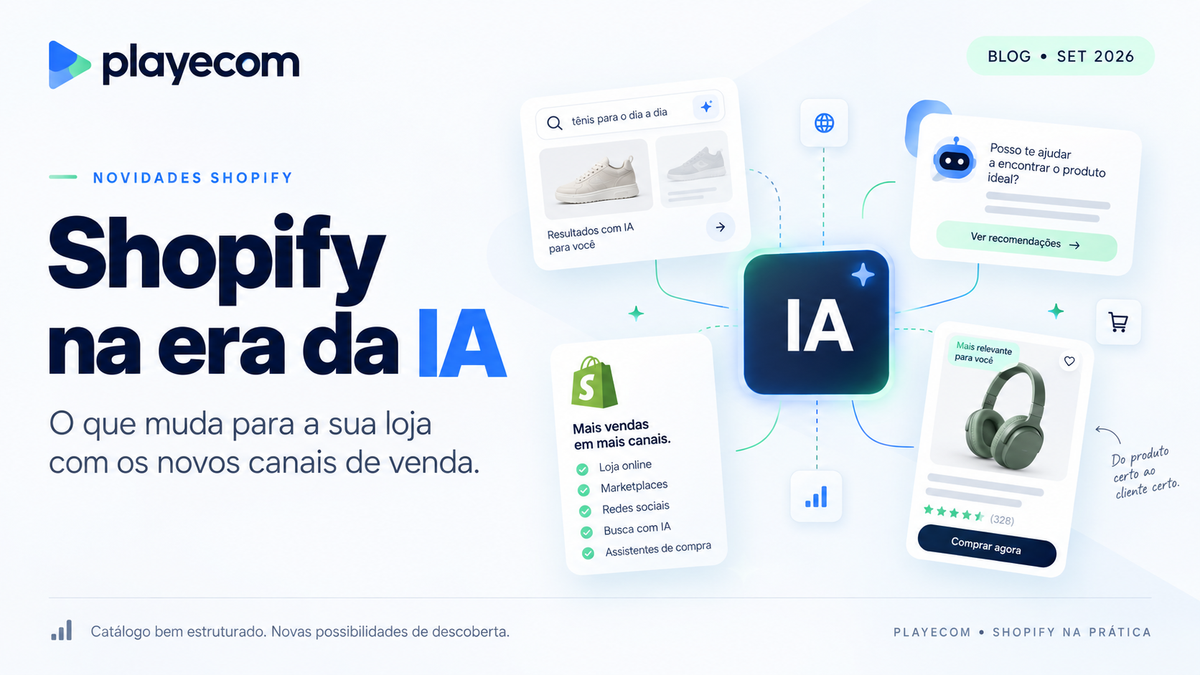 Shopify na era da IA: como preparar sua loja para novos canais